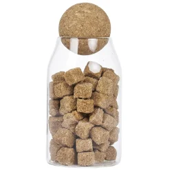 Bocal en verre avec couvercle en liège70 cl