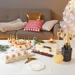 Bocal encastrable x4 avec planche de service