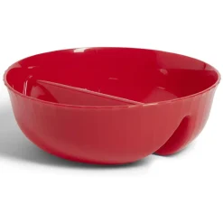 Bol à 2 compartiments 18x18xH5,5cm - 2 coloris