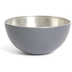 Bol à salade Ø11xH.5,8cm inox finition gris crocodile