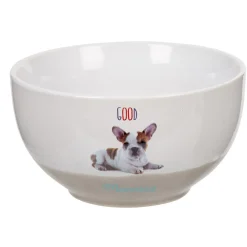 Bol blanc imprimé chien