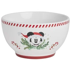 Bol Disney Mickey grès blanc et rouge Ø14cm