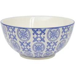 Bol en faïence motif carreau de ciment Ø11,5 cm