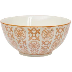 Bol en faïence motif carreau de ciment Ø11,5 cm