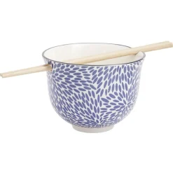 Bol japonais à Râmen céramique avec baguettes