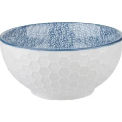 Bol japonais motif géométrique 4 couleurs x4