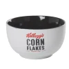 Bol Kellog's Corn flakes blanc et noir