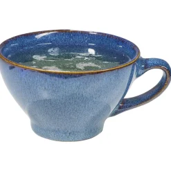 Bolée à cidre en grés avec anse