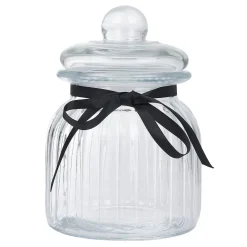 Bonbonnière en verre transparent 1,6L