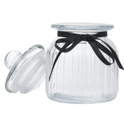 Bonbonnière en verre transparent 1,6L