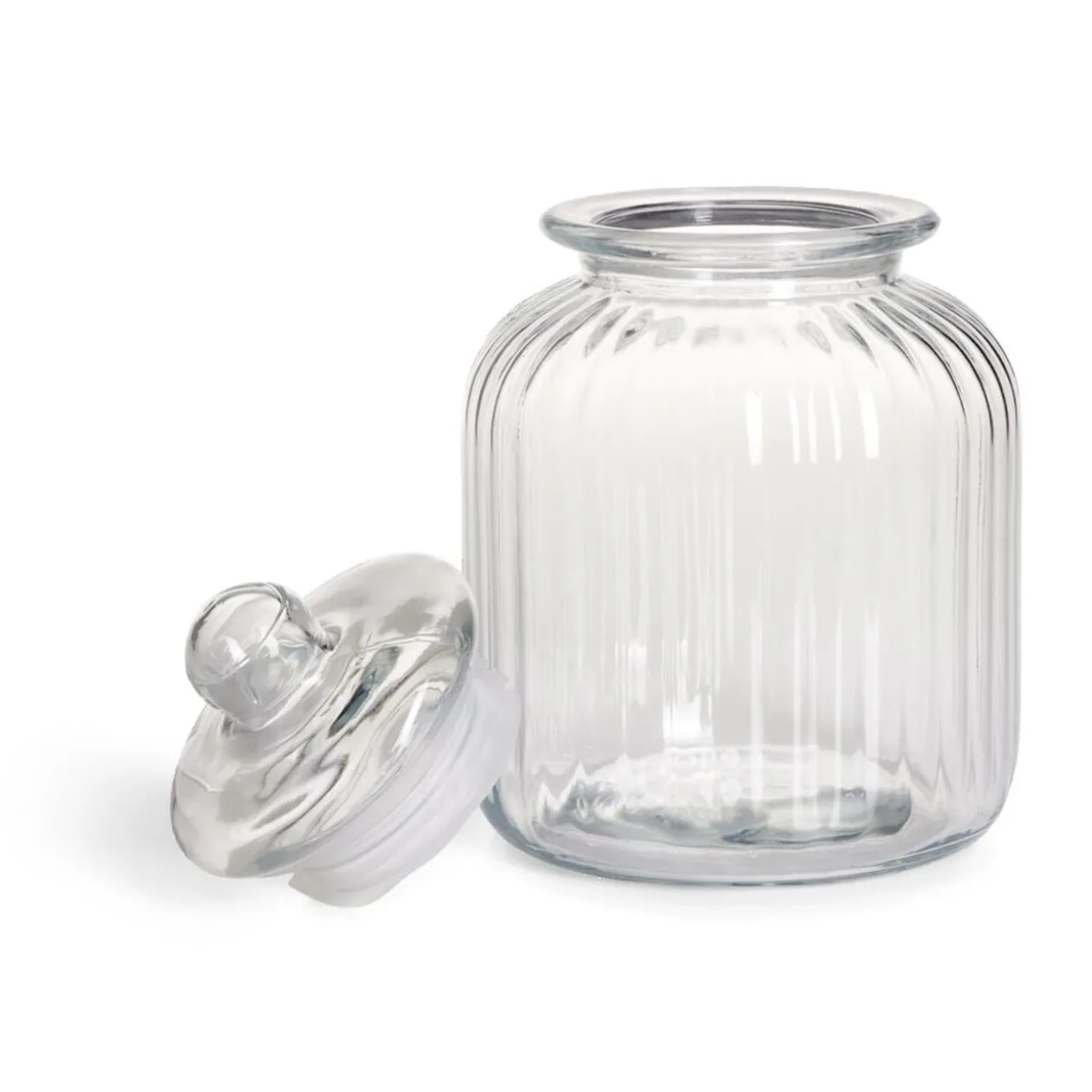 Bonbonnière en verre ø17,5xH27,5cm