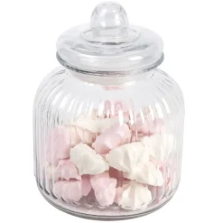 Bonbonnière transparente hermétique en verre 3 L