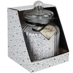 Bonbonnière transparente hermétique en verre 3 L