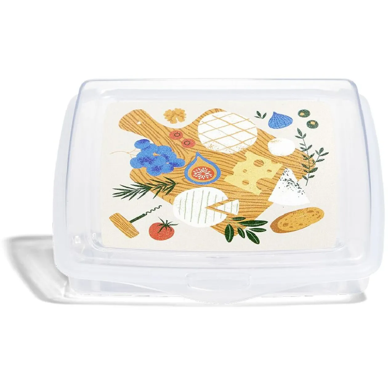 Boîte à fromage décorée