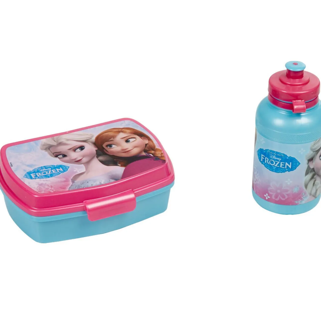 Boîte à goûter et gourde La Reine des Neiges