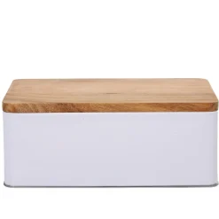 Boîte à sucre rectangulaire blanc naturel