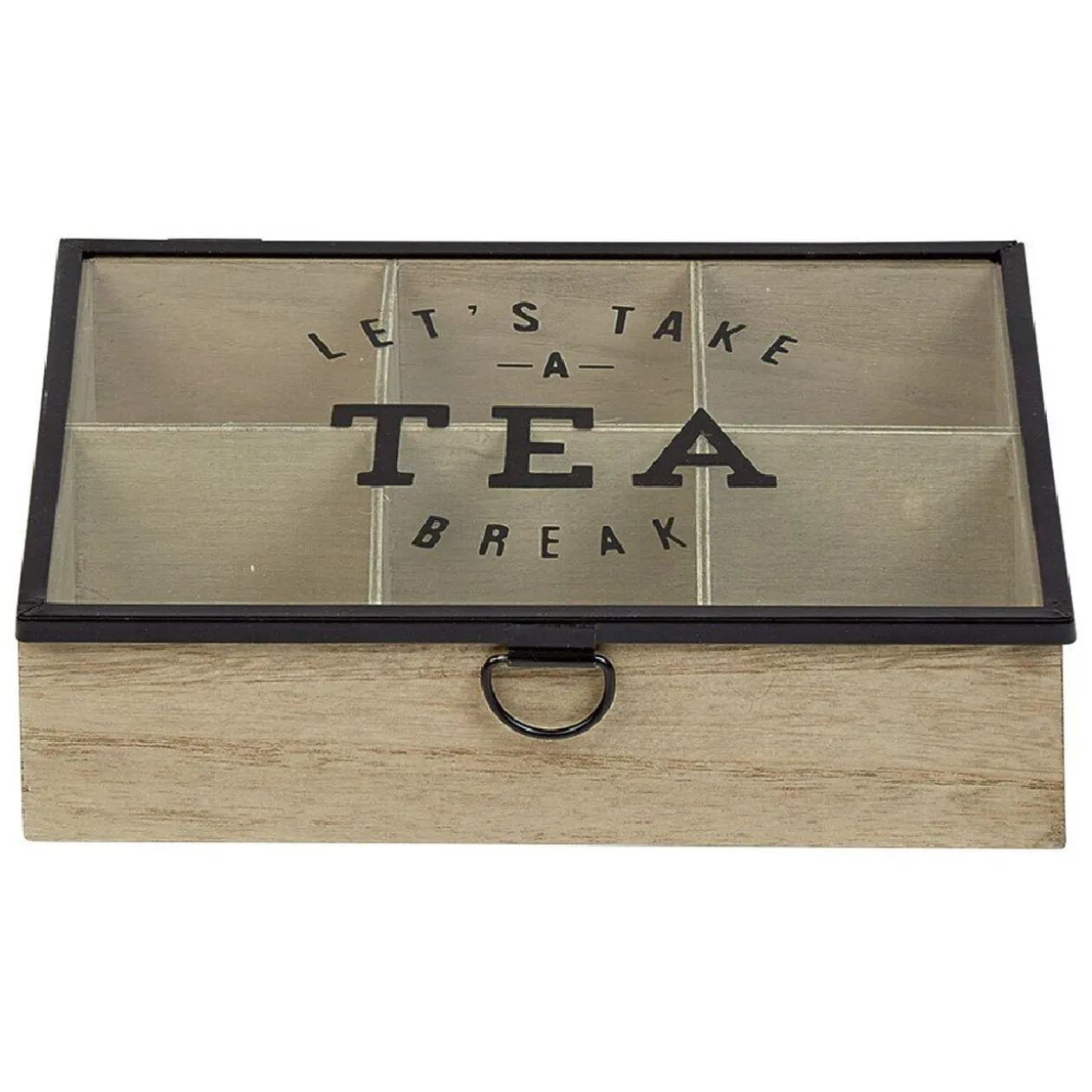 Boîte à thé 6 compartiments Tea break