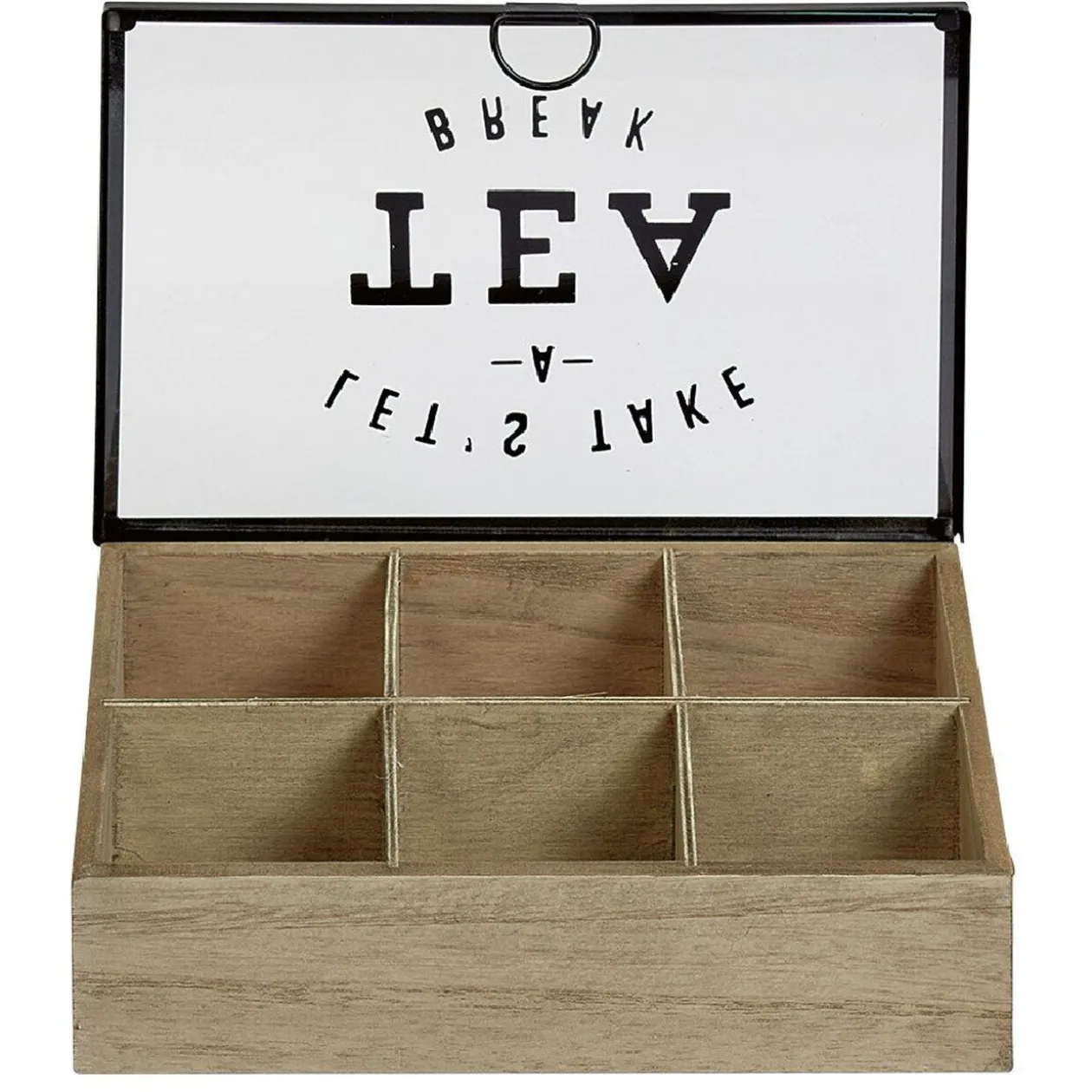 Boîte à thé 6 compartiments Tea break