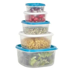 Boîte alimentaire carrée empilable x6