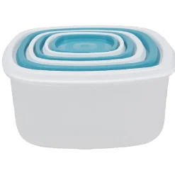 Boîte alimentaire carrée empilable x6