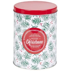 Boîte alimentaire design Noël métal x3