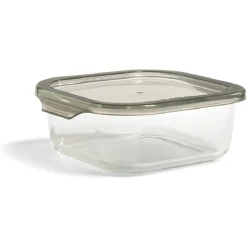 Boîte alimentaire en verre avec couvercle en plastique 1,1L