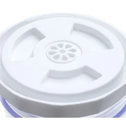 Boîte alimentaire extensible transparente couvercle blanc