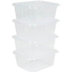 Boîte alimentaire hermétique 0,45 L x 4