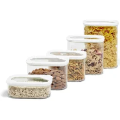 Boîte alimentaire plastique x5