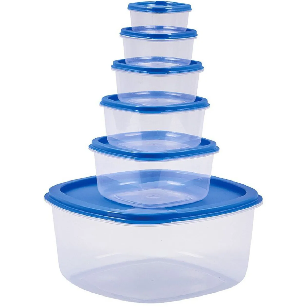 Boîte de conservation alimentaire en plastique x5