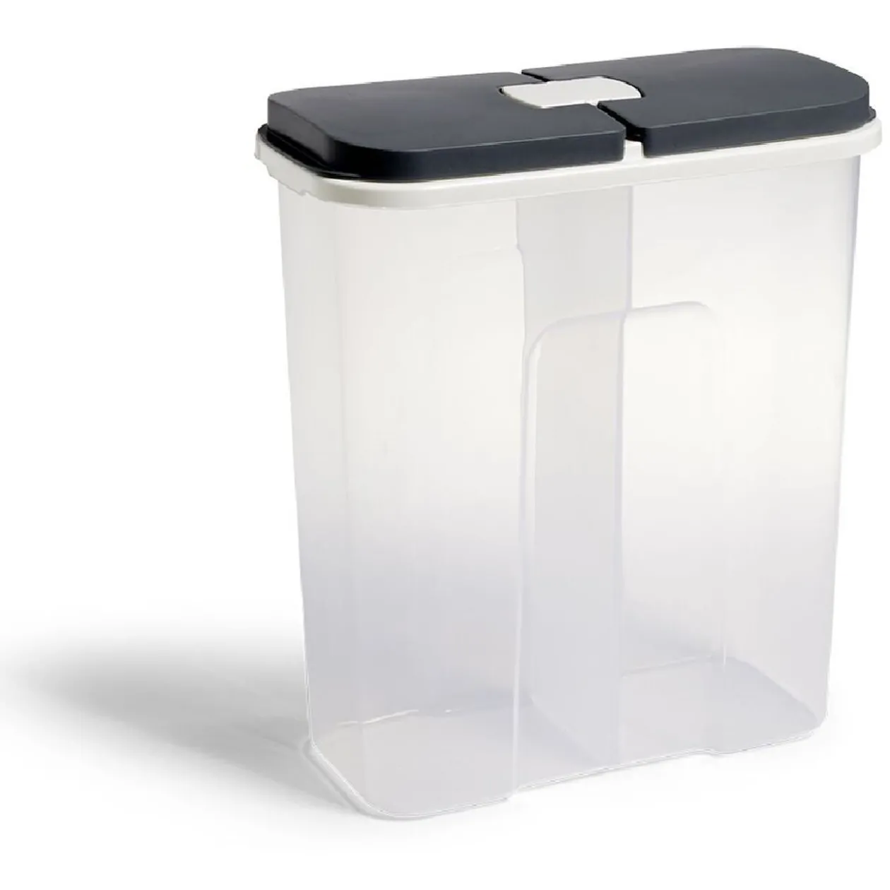 Boîte de conservation en plastique à 2 compartiments transparent 2,8L