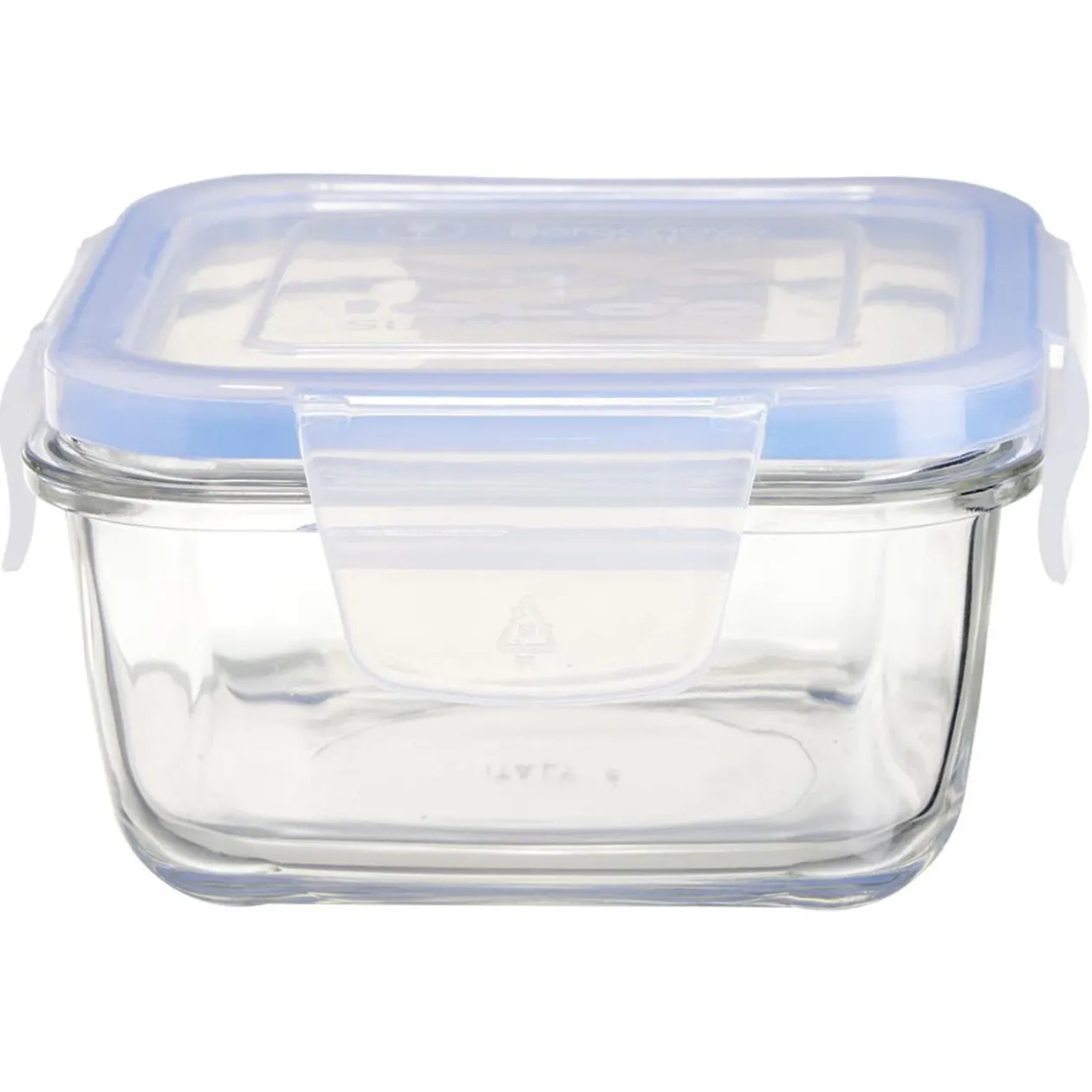 Boîte de conservation en verre hermétique L11,3xl11,3xH6 cm