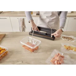 Boîte de conservation sous vide 1L - 18,5x16,5xH6,2cm