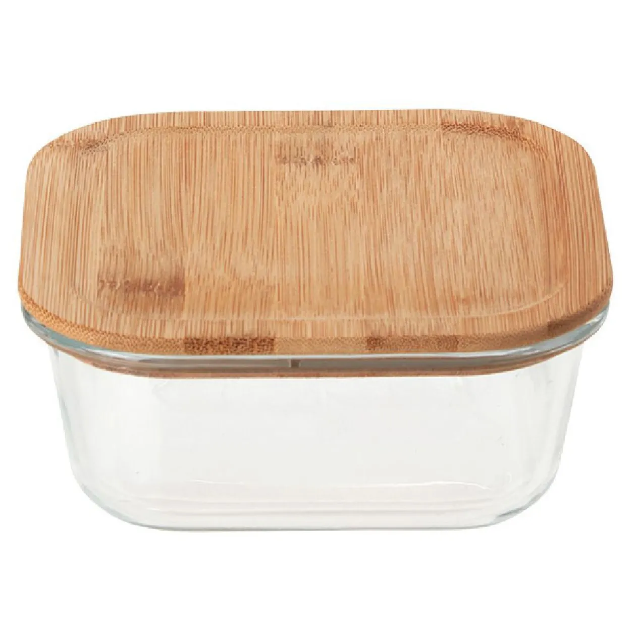 Boîte en verre et bambou 800 ml