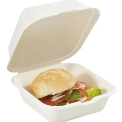 Boîte hamburger jetable x4