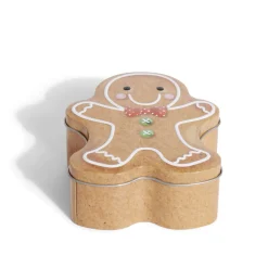 Boîte métal bonhomme pain d'épices