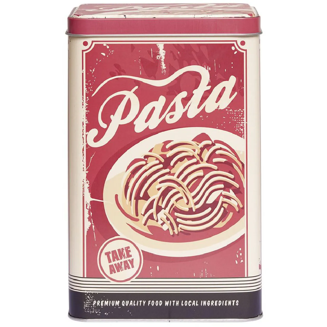 Boîte rectangulaire de conservation en métal