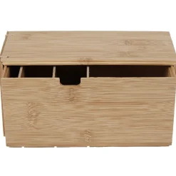 Boîte tiroir à dosettes bambou naturel