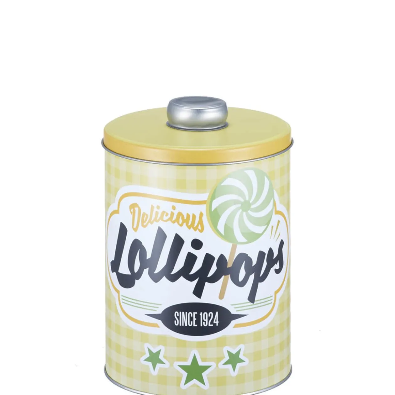 Boîte vintage encastrable bleue rose et jaune x3