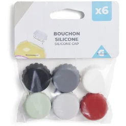 Bouchon de bouteille en silicone x6