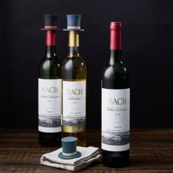 Bouchon silicone bouteille de vin forme chapeau Ø3,5xH6cm