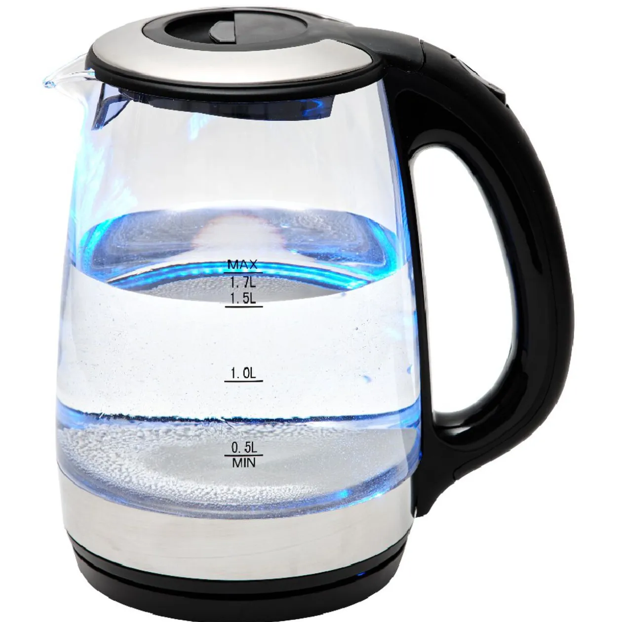 Bouilloire en verre Homday électrique 1,7L