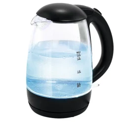 Bouilloire LED sans fil couleurs variables Homday en verre 1,7 L