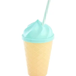 Bouteille en forme de glace bleue