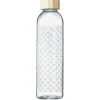 Bouteille en verre 730 ml motif carreau ciment