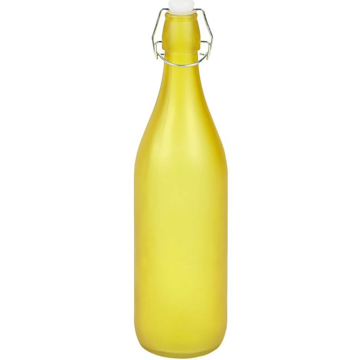 Bouteille en verre effet givré 1 L