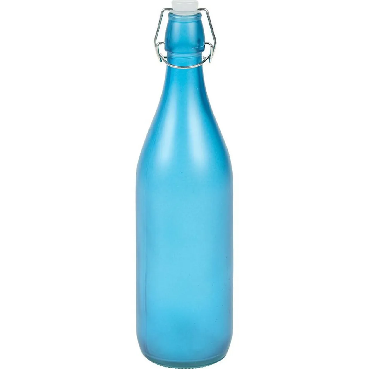 Bouteille en verre effet givré 1 L