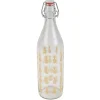 Bouteille en verre Officina style tropical motif ananas 1L