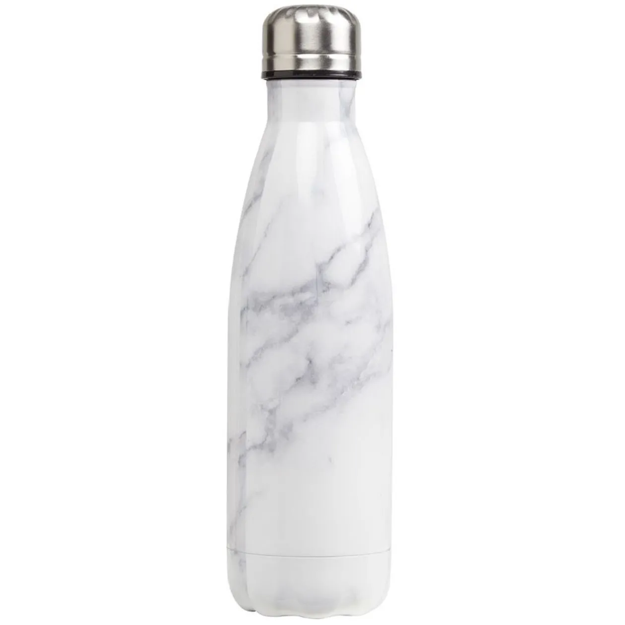 Bouteille isotherme inox blanc 500ml
