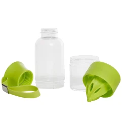 Bouteille presse agrume transparent vert 550 ml